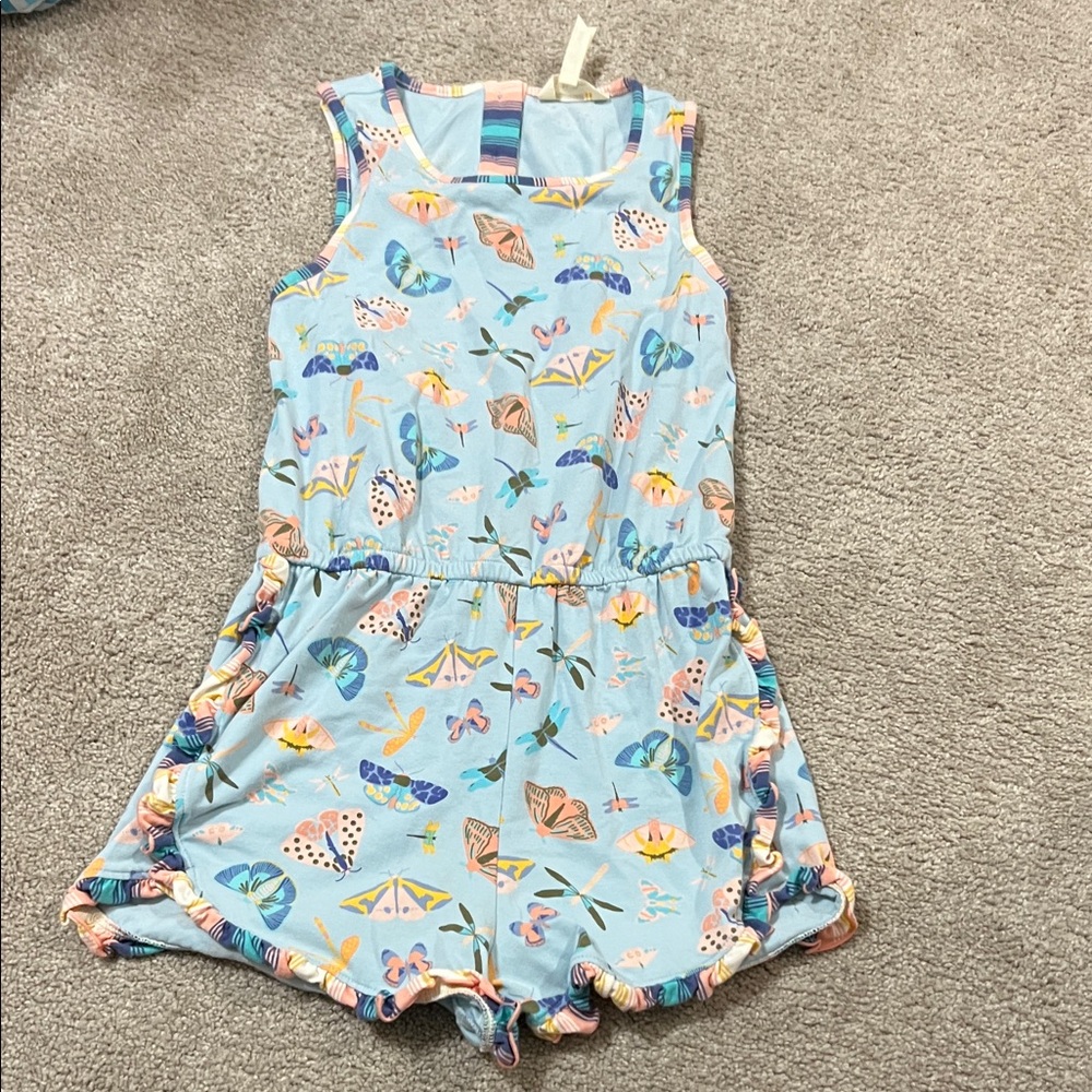 Matilda Jane Light Blue Butterfly Romper